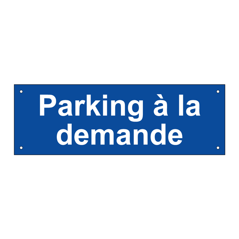 Parking à la demande