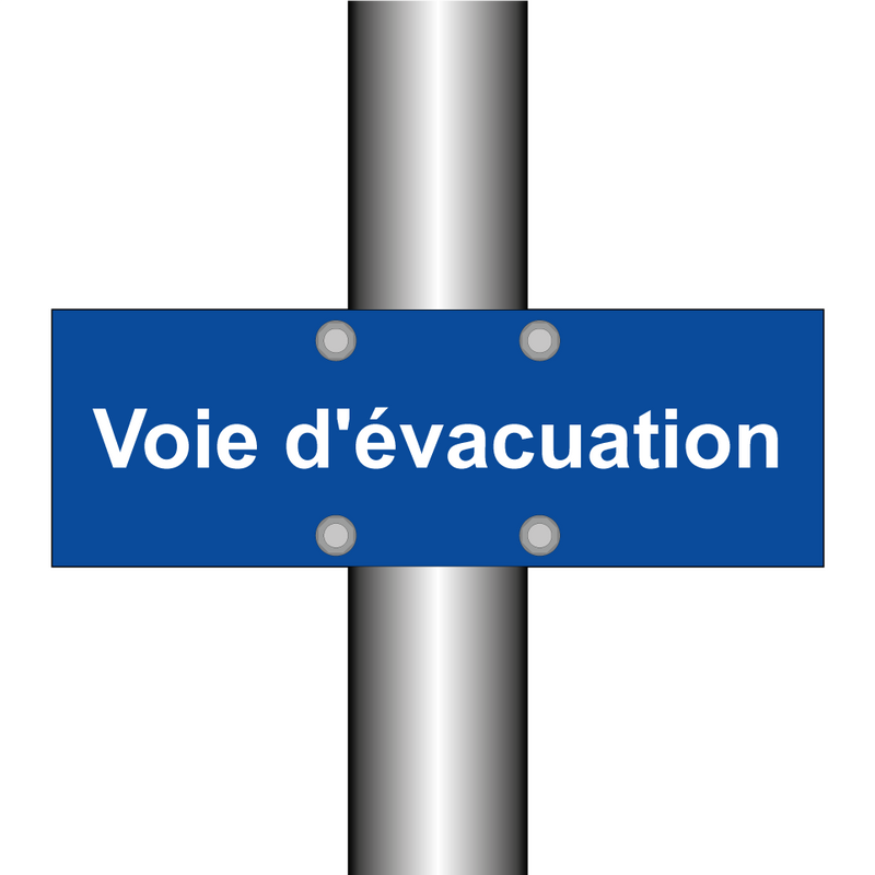 Voie d'évacuation