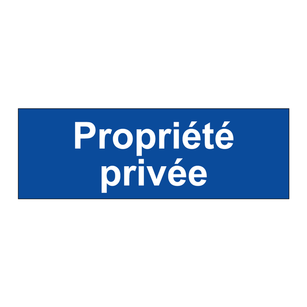 Propriété privée