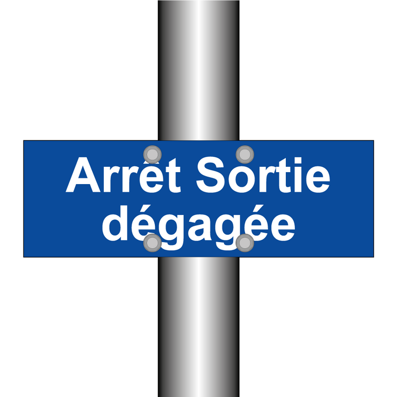 Arrêt Sortie dégagée