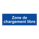 Zone de chargement libre