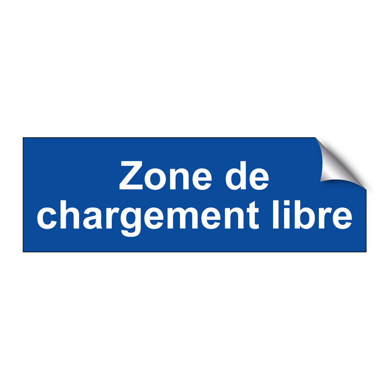 Zone de chargement libre