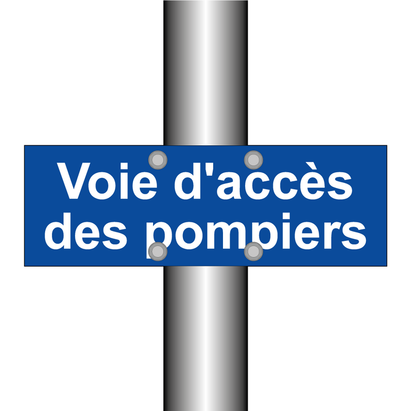 Voie d'accès des pompiers