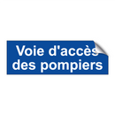 Voie d'accès des pompiers