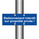 Stationnement interdit sur propriété privée !