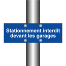 Stationnement interdit devant les garages