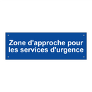 Zone d'approche pour les services d'urgence