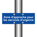 Zone d'approche pour les services d'urgence