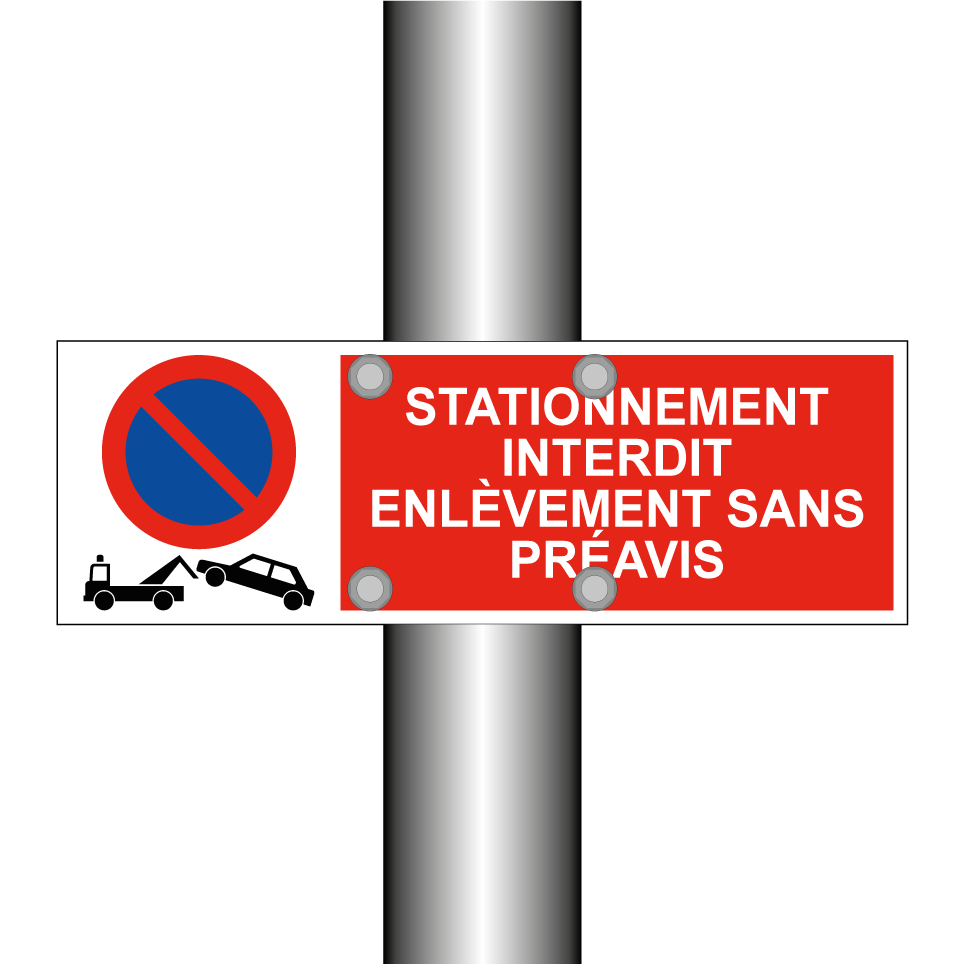 Stationnement interdit enlèvement sans préavis