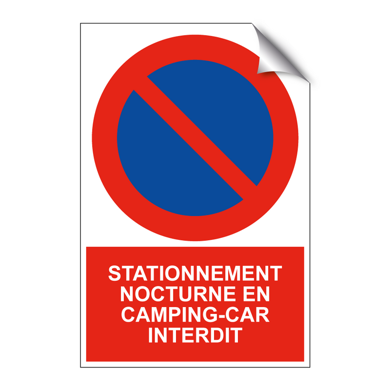 Stationnement nocturne en camping-car interdit
