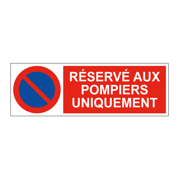 Réservé aux pompiers uniquement