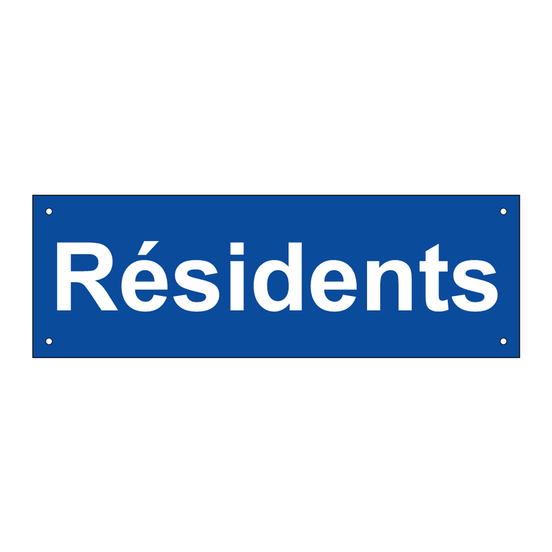 Résidents
