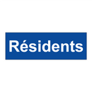 Résidents