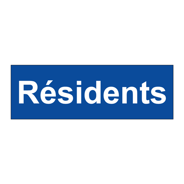 Résidents