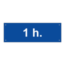 1 h.