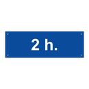 2 h.