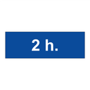 2 h.