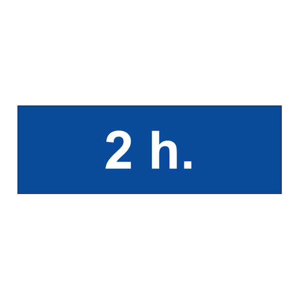 2 h.