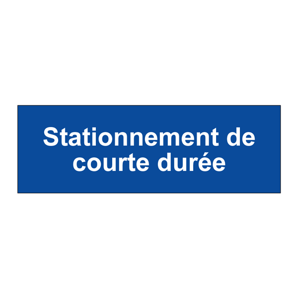 Stationnement de courte durée