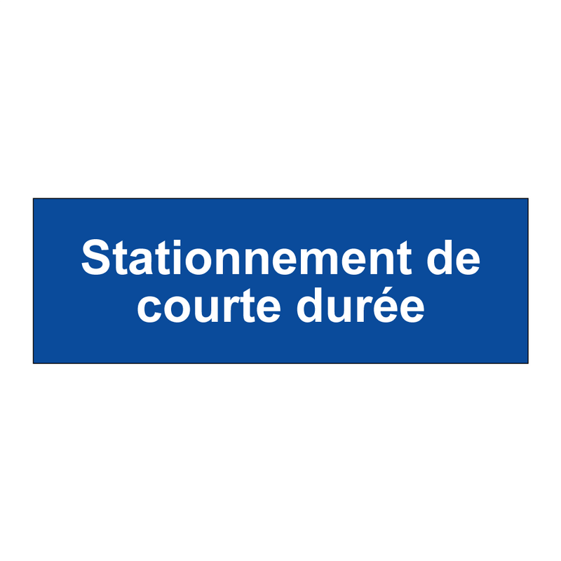 Stationnement de courte durée