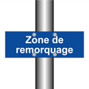 Zone de remorquage