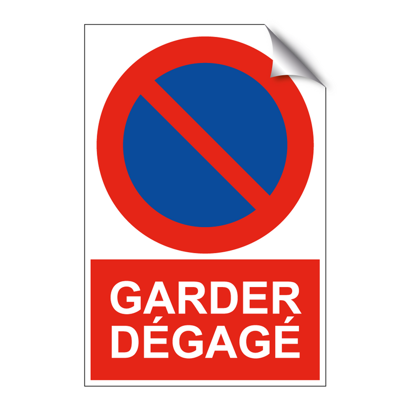 Garder dégagé