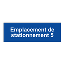 Emplacement de stationnement 5