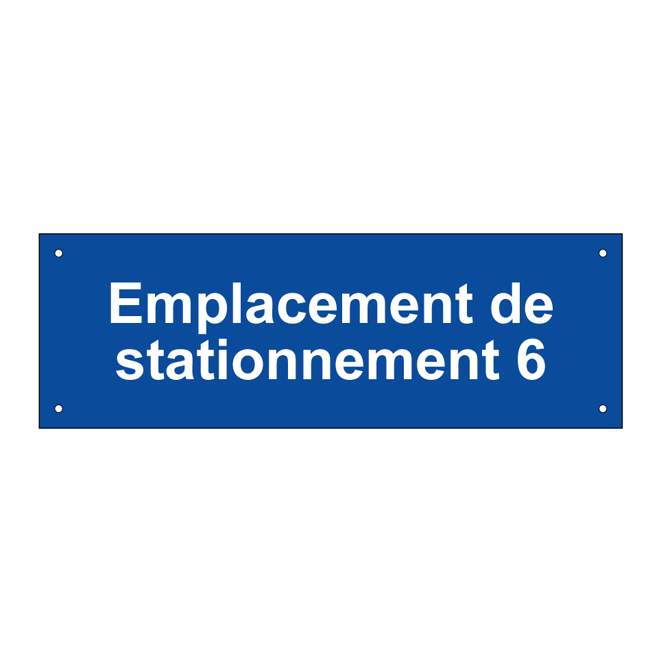 Emplacement de stationnement 6