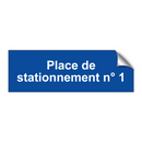 Place de stationnement n° 1