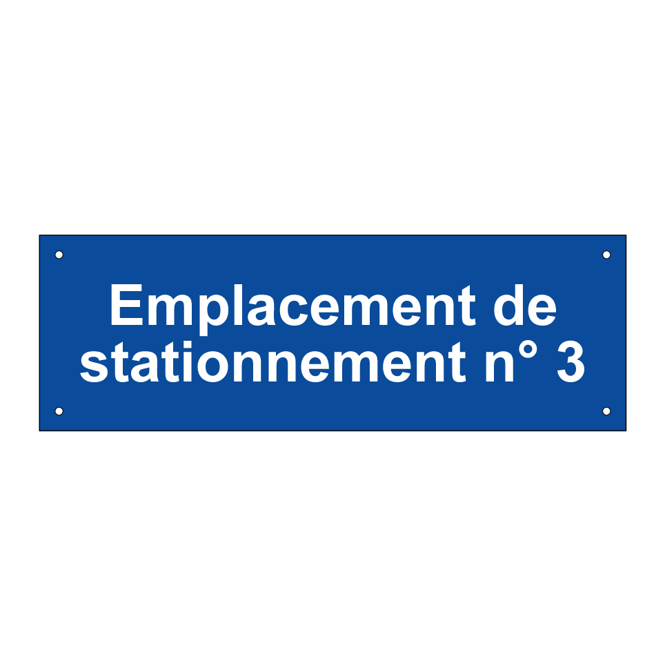 Emplacement de stationnement n° 3