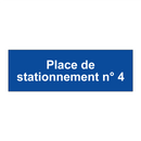 Place de stationnement n° 4