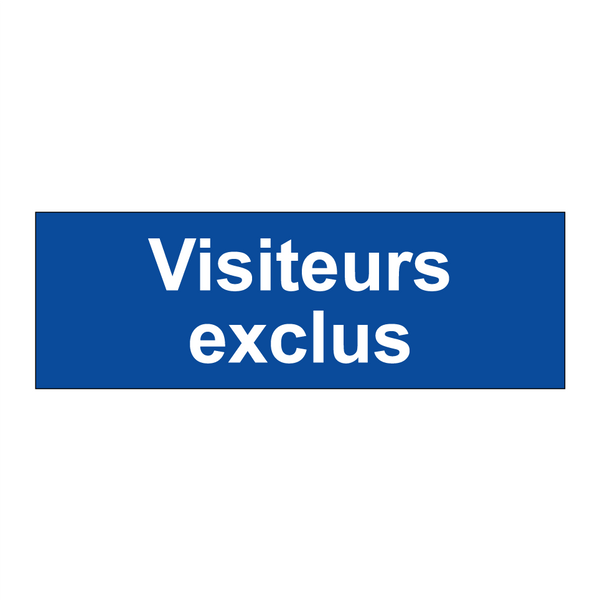 Visiteurs exclus