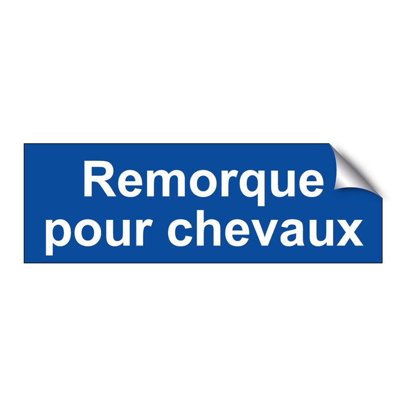 Remorque pour chevaux