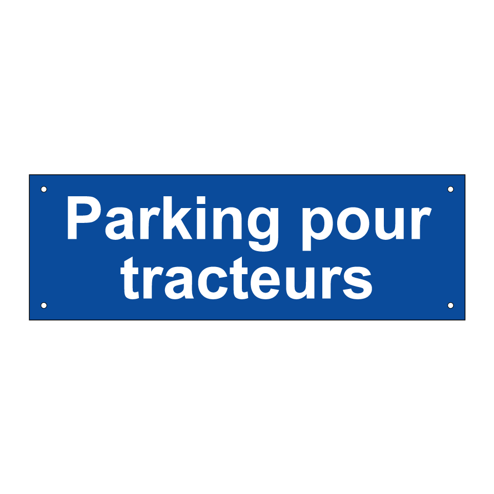 Parking pour tracteurs