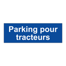 Parking pour tracteurs