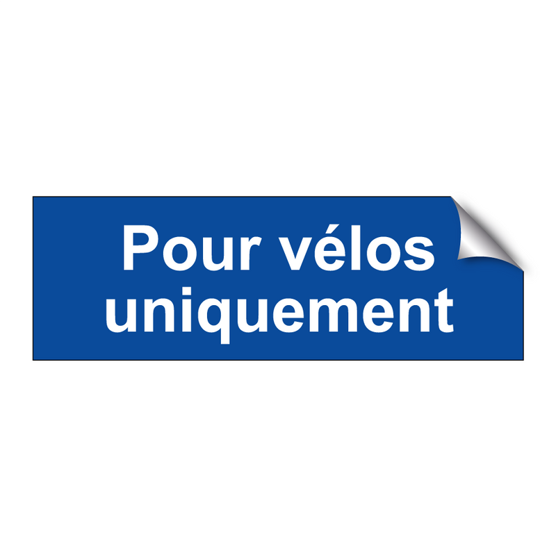 Pour vélos uniquement