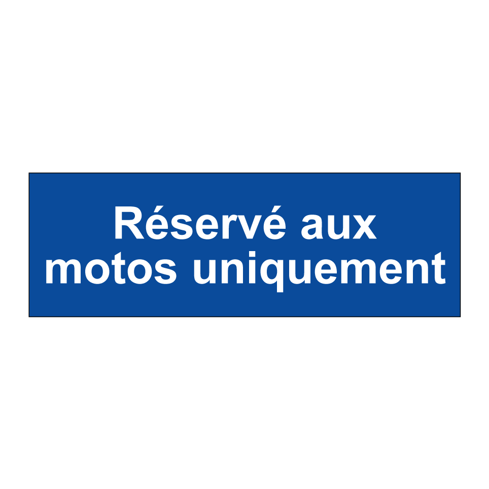 Réservé aux motos uniquement