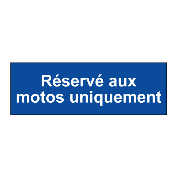 Réservé aux motos uniquement