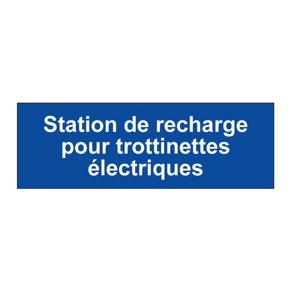 Station de recharge pour trottinettes électriques
