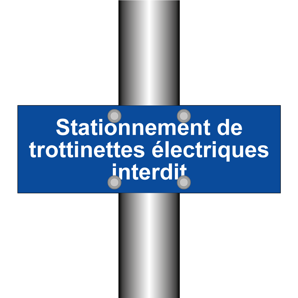Stationnement de trottinettes électriques interdit
