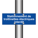 Stationnement de trottinettes électriques interdit