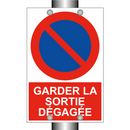 Garder la sortie dégagée