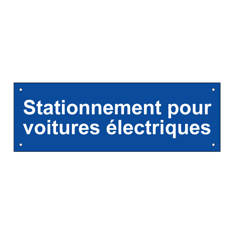 Stationnement pour voitures électriques