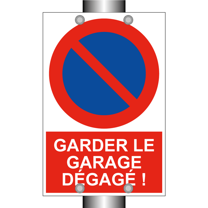 Garder le garage dégagé !