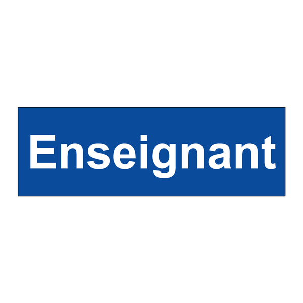 Enseignant