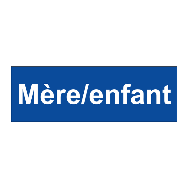 Mère/enfant