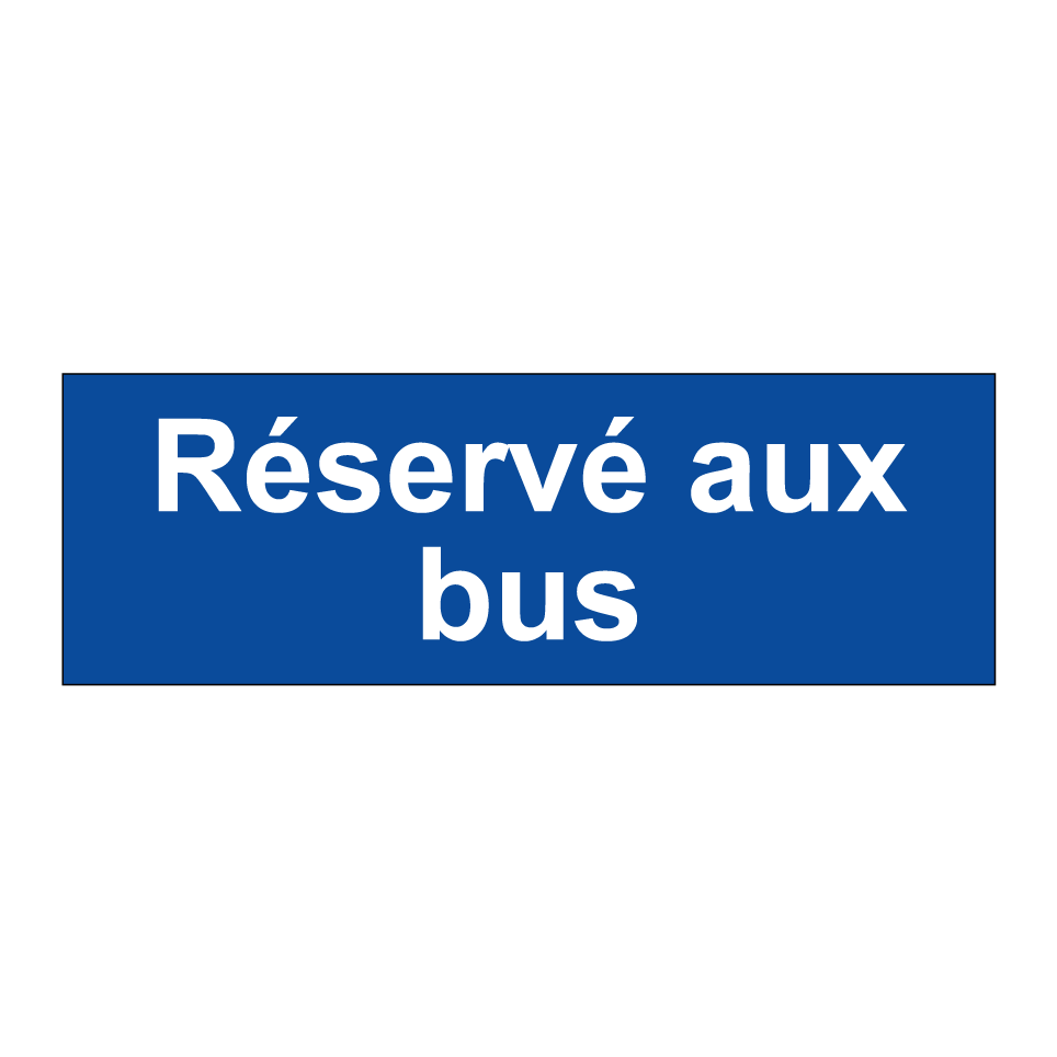 Réservé aux bus