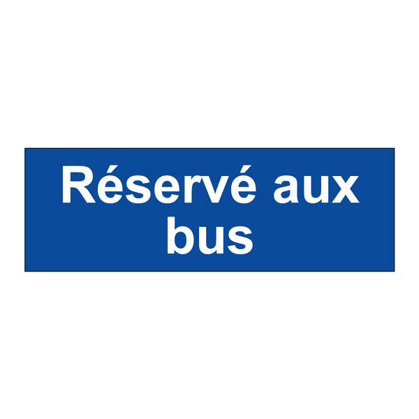 Réservé aux bus