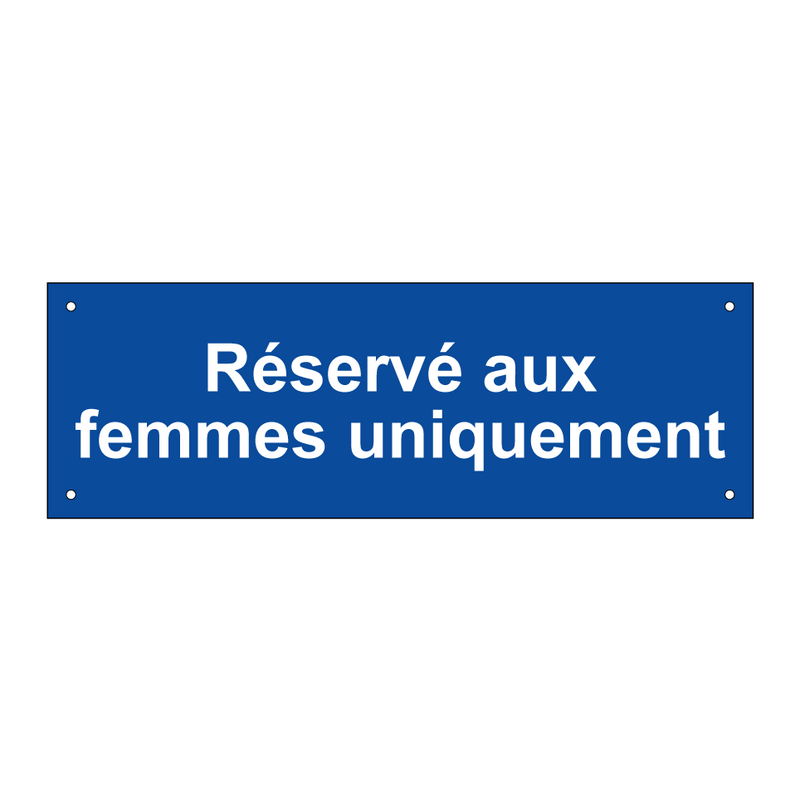 Réservé aux femmes uniquement