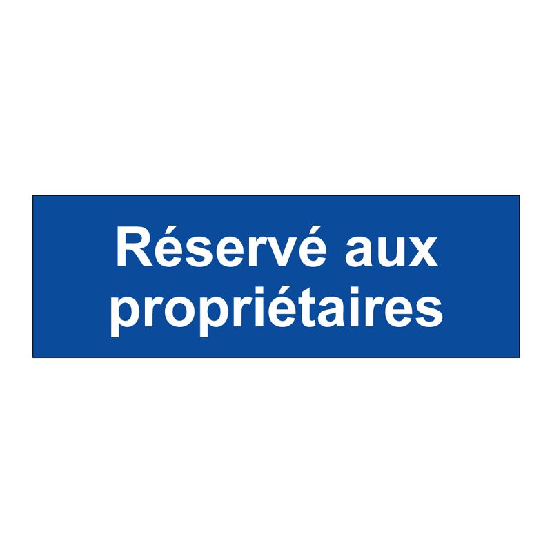 Réservé aux propriétaires